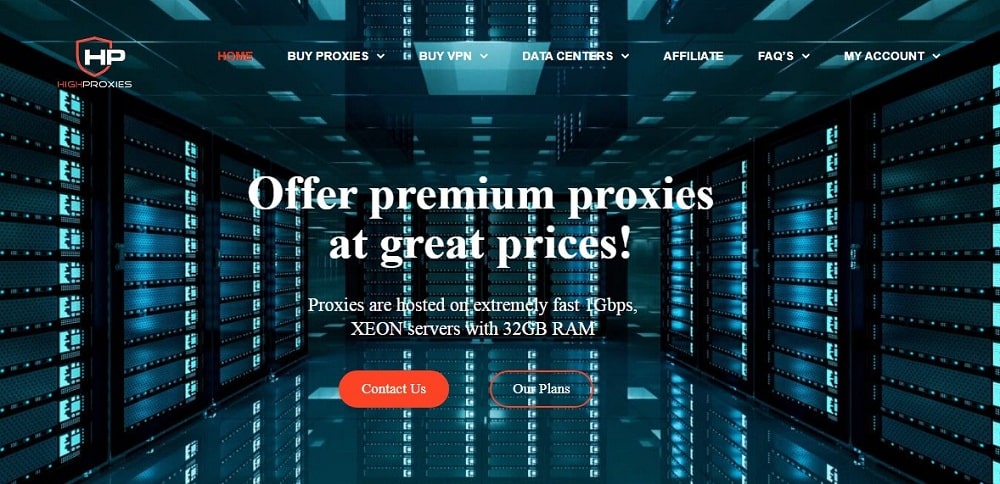 HighProxies Home Page