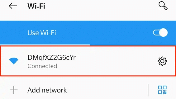 Wi-Fi network name