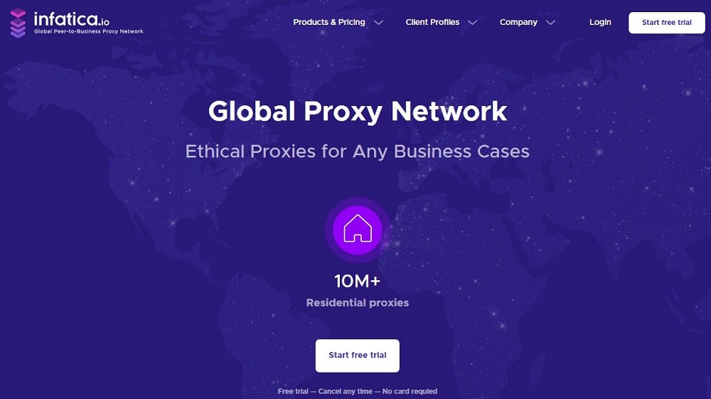 Infatica Proxy Home Page