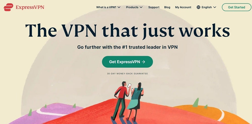 Express VPN Home Page