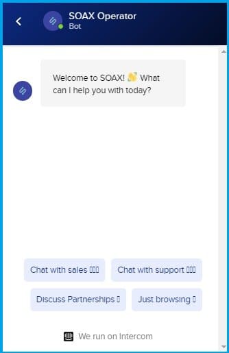 Soax Customer Support