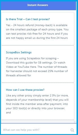 Storm Proxies Customer Support Details