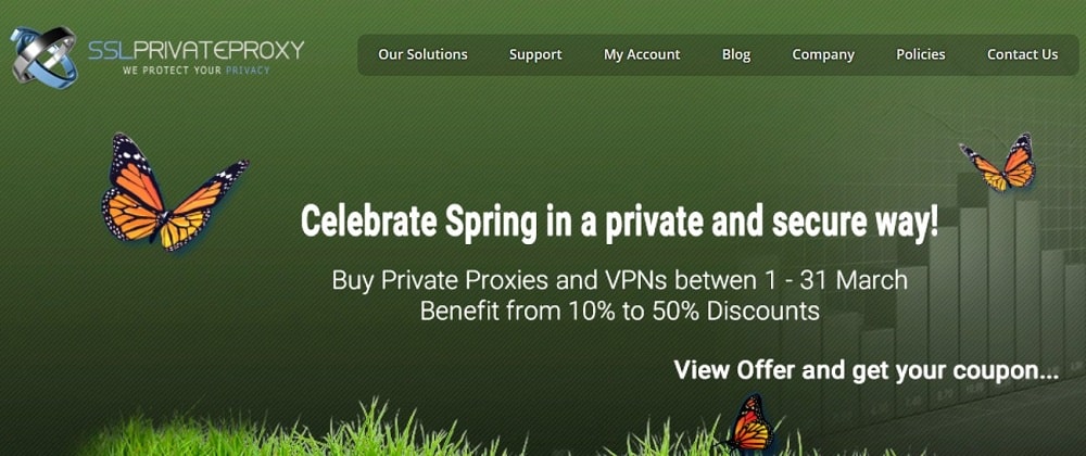SSLPrivateProxy Homepage Overview