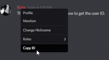 Discord panel ID