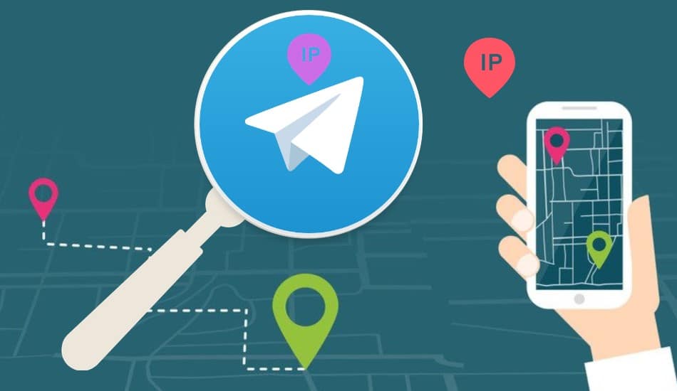 Find IP address from Telegram