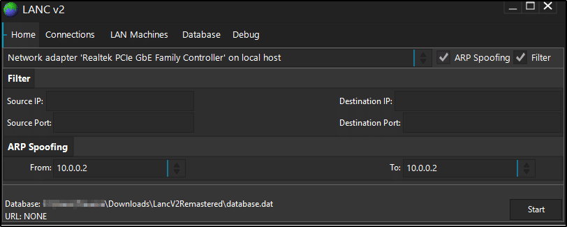 Lanc Remastered ARP spoofing