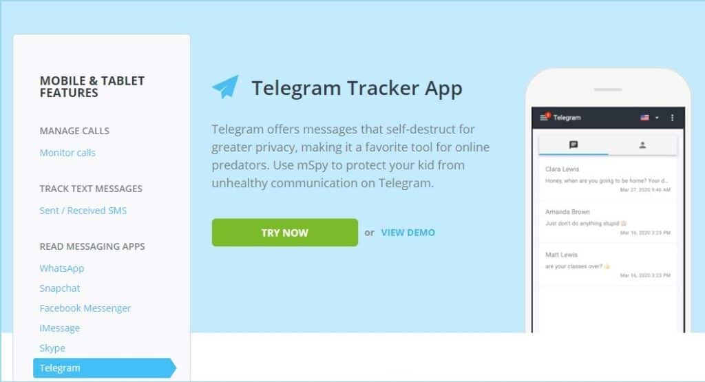 Telegram Tracker App
