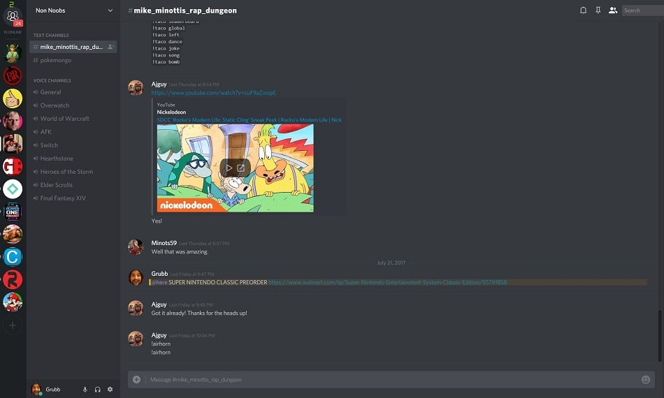 discord chat