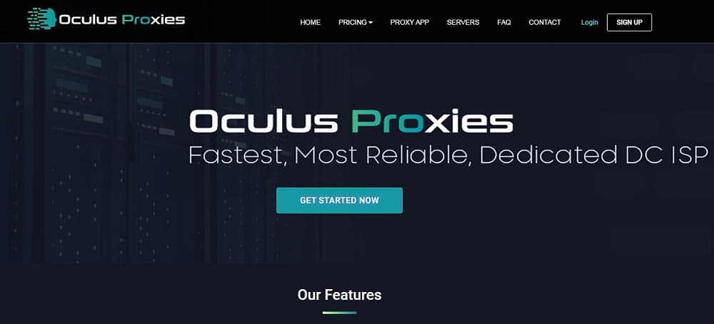 Oculus Proxies Homepage