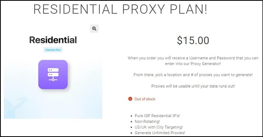 Brazy Proxies for Residential Plan