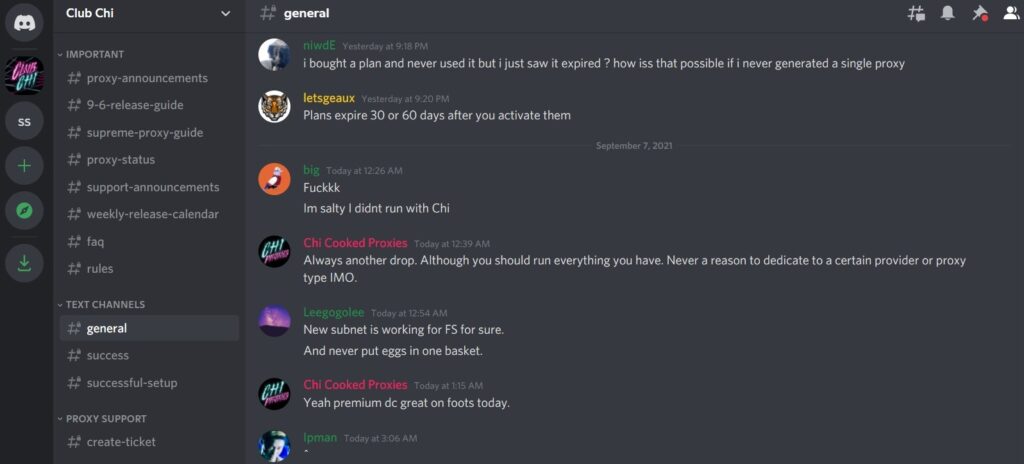 Chi Proxies Customer Support