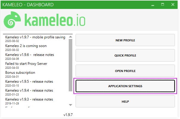OxyLabs Residential Proxy Kameleo1