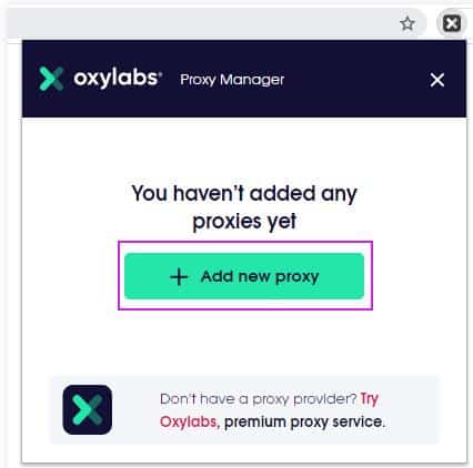 OxyLabs Residential Proxy Manager1