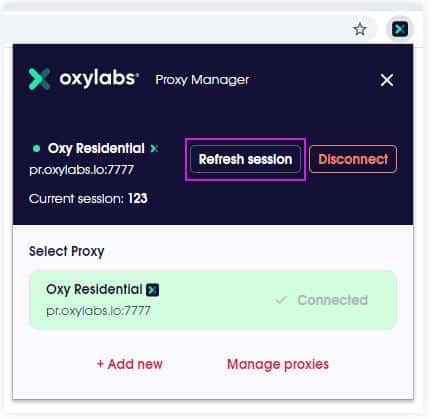 OxyLabs Residential Proxy Manager5