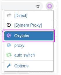 OxyLabs Residential Proxy SwitchyOmega7
