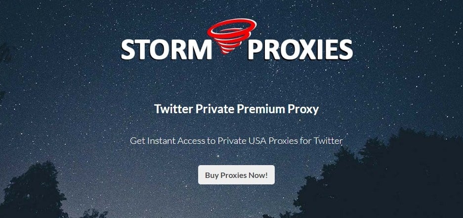 Storm Proxies on Twitter Proxies