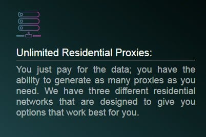 Unlimited Residential Proxies
