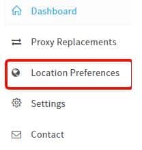 change the location of blazingseo proxies1