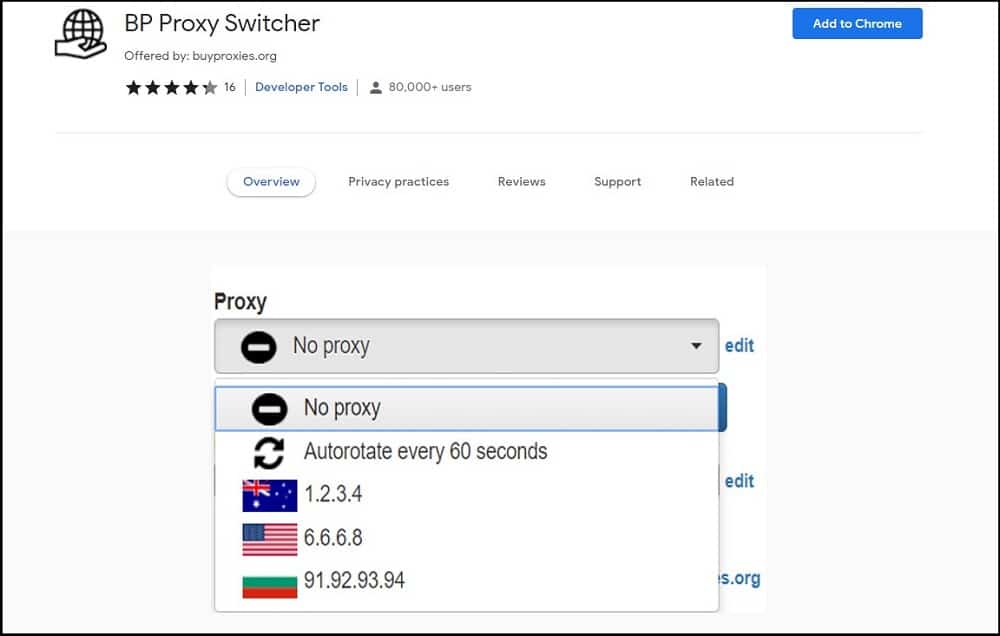 BP Proxy Switcher