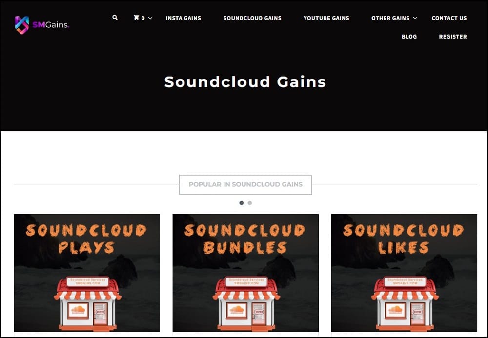 SMGains SoundCloud Service Overview
