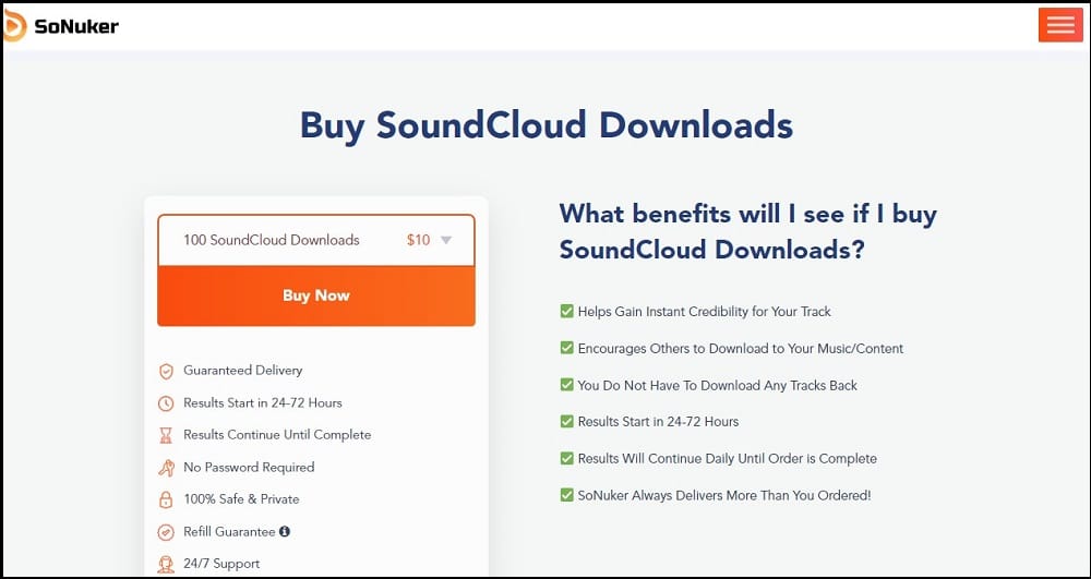 SoNuker SoundCloud Service Overview