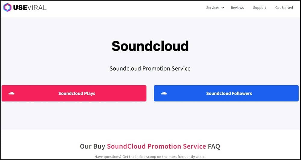 UseViral SoundCloud Service Overview