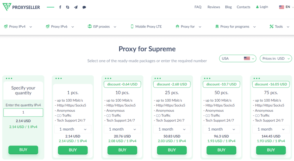 Proxy-Seller Supreme Proxy