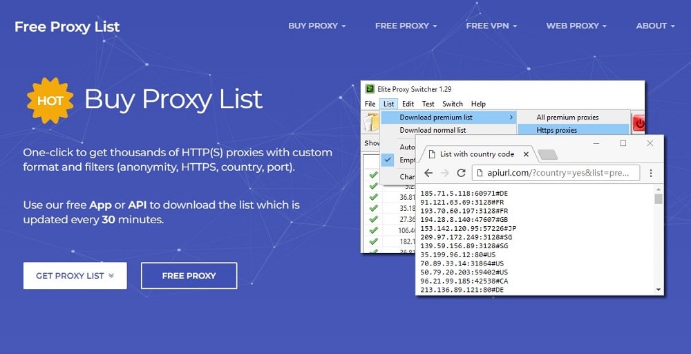 Free Proxy List for UK