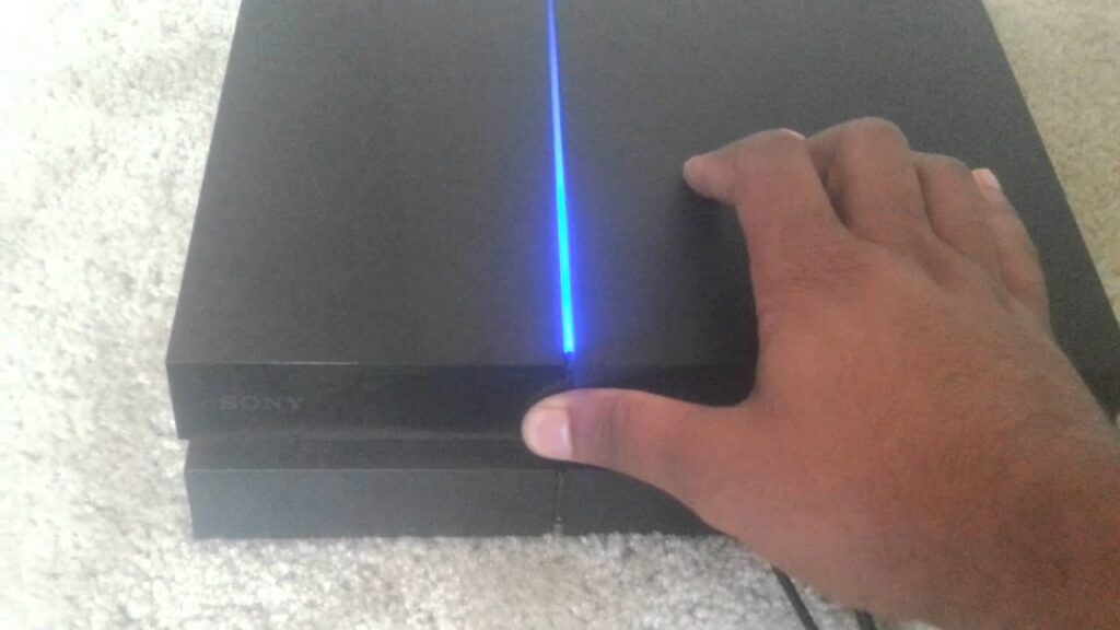 Reboot the PS4 console